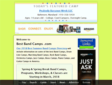Tablet Screenshot of bestbandcamps.com
